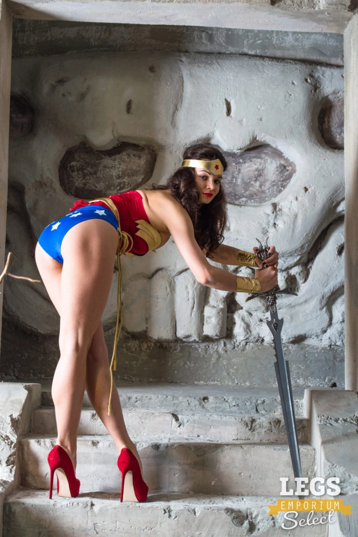 Elena - Sensational Legs of Wonder Woman